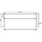 Stationary access barriers | for bolting on site | with top and quarter-bent bar | hot-dip galvanized | total width: 3000 mm